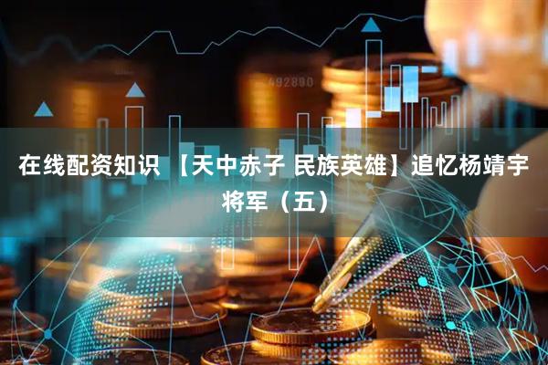 在线配资知识 【天中赤子 民族英雄】追忆杨靖宇将军（五）